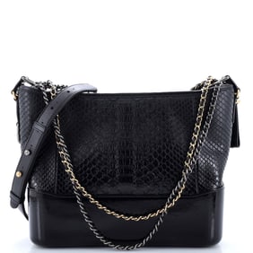 Chanel Gabrielle Hobo Python Medium