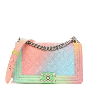 Chanel Caviar Quilted Medium Cuba Rainbow