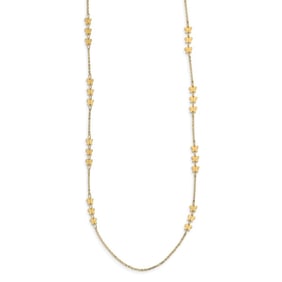 14K Polished Butterfly Necklace - 24
