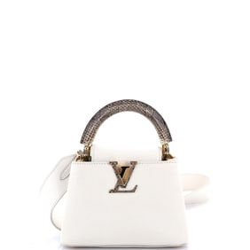 Louis Vuitton Capucines Bag Leather with