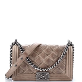 Chanel Double Stitch Boy Flap Bag
