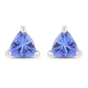 1.50 CT Genuine Tanzanite 14K White