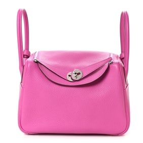 Hermes Taurillon Clemence Lindy 26 Magnolia