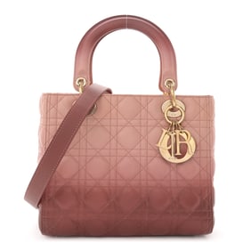 Christian Dior Lambskin Cannage Gradient Medium