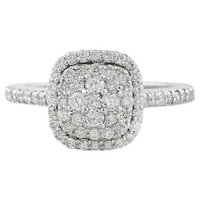Diamond Ring 14K White Gold