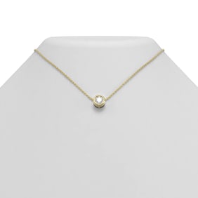 0.50 ctw Diamond Necklace 18K Yellow Gold