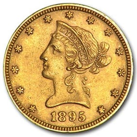 1895 $10 Liberty Gold Eagle AU