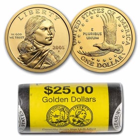 2005-P Sacagawea Dollar (25-Coin Roll) BU