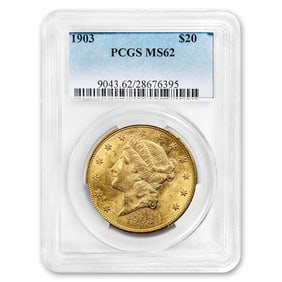 1903 $20 Liberty Gold Double Eagle MS-62 PCGS