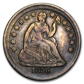 1856 Liberty Seated Half Dime XF