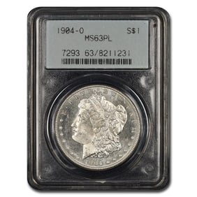 1904-O Morgan Dollar MS-63 PL PCGS