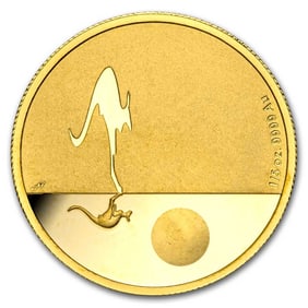 2016 Australia Gold $25 Kangaroo at Sunset