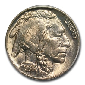 1938-D/D Buffalo Nickel MS-66 PCGS
