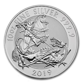 2019 Great Britain 10 oz Silver Valiant BU