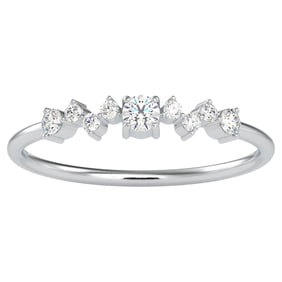 0.11 CTW Diamond 14K White Gold Ring