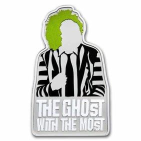2024 Niue 1 oz Silver $2 Beetlejuice - The Ghost with the Most