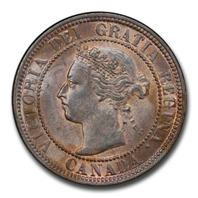 1898 Canada Large Cent Victoria MS-63 PCGS (Brown)