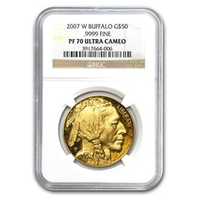 2007-W 1 oz Proof Gold Buffalo PF-70 NGC