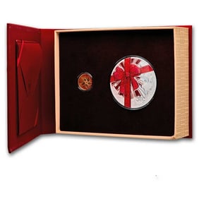 2024 China 2-Coin Gold/Silver Every Birthday is a Gift Proof Set