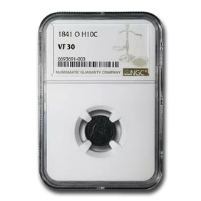 1841-O Liberty Seated Half Dime VF-30 NGC