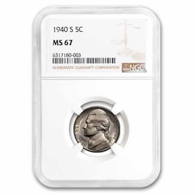 1940-S Jefferson Nickel MS-67 NGC