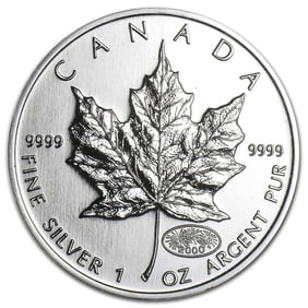 2000 Canada 1 oz Silver Maple Leaf BU