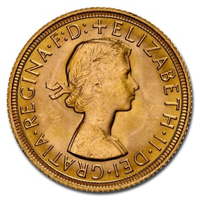 1967 Great Britain Gold Sovereign MS-64 NGC