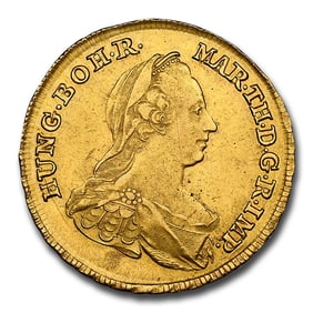 1772 Austrian Netherlands Gold 2 Souverain dOr AU-58 NGC