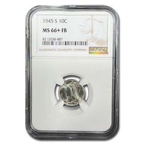 1945-S Mercury Dime MS-66+ NGC (FB)