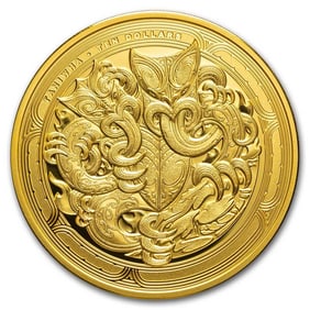 2024 New Zealand 1 oz Gold Dwelling Taniwha: Cave