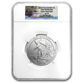2016-P 5 oz Silver ATB Fort Moultrie SP-70 NGC (ER)