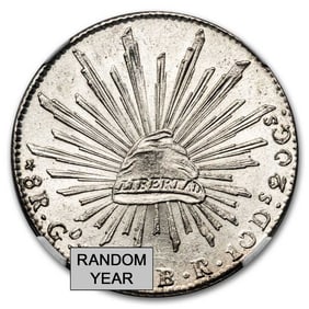 Mexico Silver 8 Reales MS-63 NGC/PCGS (Random Year)