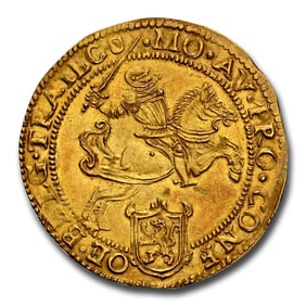 1618 Netherlands Gold Cavalier dOr MS-62 NGC (Utrecht)