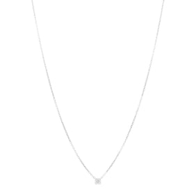 Cartier 18K White Gold Diamond .19ct