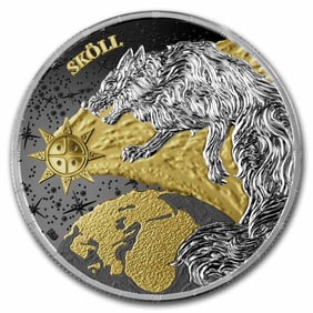2024 Germania Ragnarok: Skoll & Hati Geminus 2x1 oz Silver BU