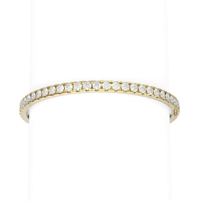 7.84 ctw Diamond Bracelet 18K Yellow Gold