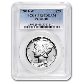 2021-W 1 oz Proof Palladium Eagle PR-69 PCGS
