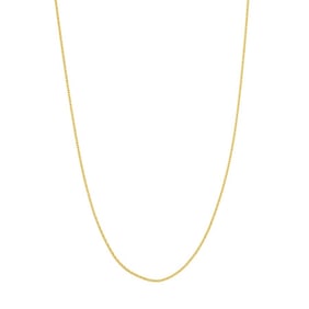 14K Yellow Gold .66mm Box Chain with Lobster Clasp - 18 in.