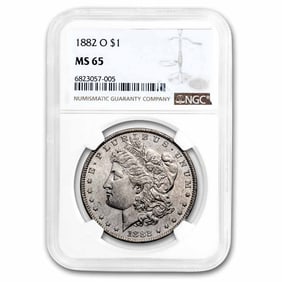 1882-O Morgan Dollar MS-65 NGC