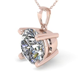 1.50 ctw VS/SI Diamond Designer Necklace 18k Rose Gold