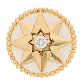 Christian Dior 18K Yellow Gold Diamond