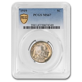 1919 Buffalo Nickel MS-67 PCGS