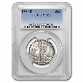 1944-D Walking Liberty Half Dollar MS-65 PCGS