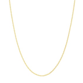 10K Yellow Gold 0.7 mm Replacement Rope Chain - 18in.