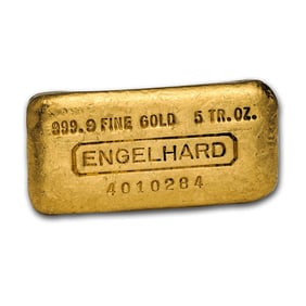 5 oz Gold Bar - Engelhard