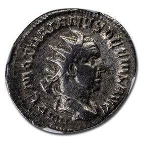 Rome Dbl Denarius Trajan Decius (249-251 AD) VF NGC (Random Coin)