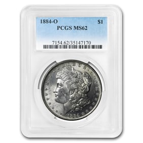 1884-O Morgan Dollar MS-62 PCGS