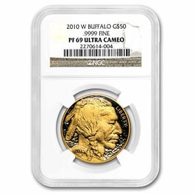 2010-W 1 oz Proof Gold Buffalo PF-69 NGC