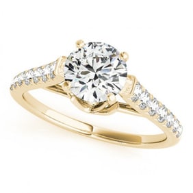 1.46 ctw Certified VS/SI Diamond Ring 18k Yellow Gold