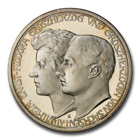 1910-A Germany Silver 3 Mark PR-65 Cameo PCGS